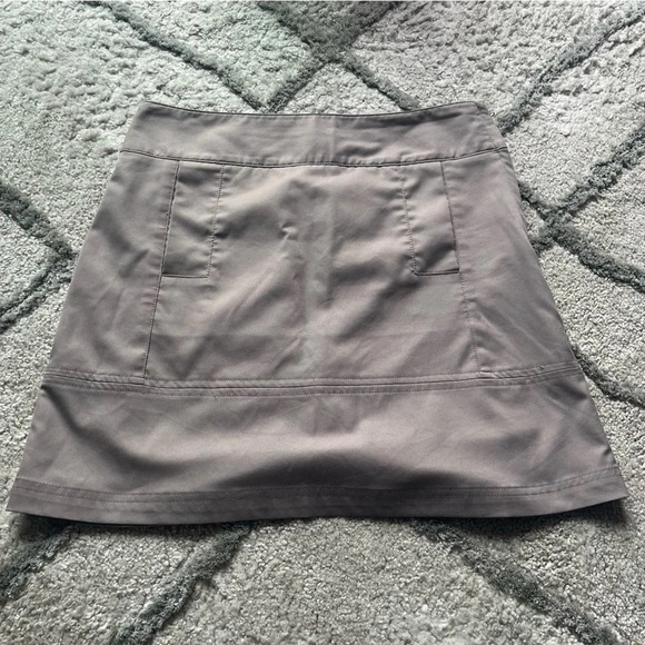 Lija Pants - Lija skort tan skirt with built in shorts 4